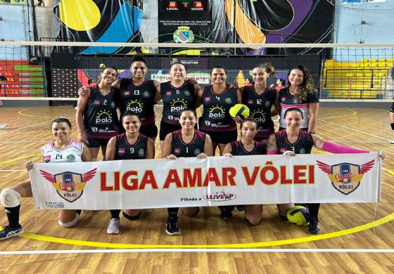 Vôlei feminino vence pelas semifinais da Liga Amar Vôlei em Araçatuba (SP)