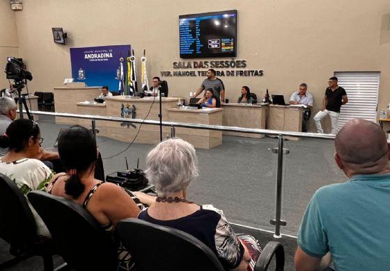 Câmara de Andradina realiza nona sessão ordinária do ano