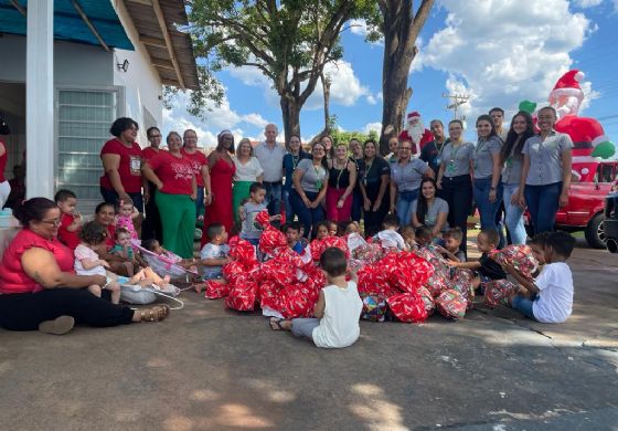 Apoio Rural de Andradina: Transformando o Natal da Creche CEI Lurdes Silva Cardoso