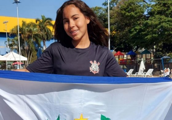 Nadadora de Andradina, Julia Naomi Utida, é convocada para a Seleção Brasileira Escolar de Natação