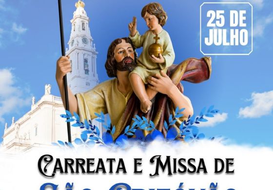 Carreata e Missa de São Cristóvão Acontecem no Dia 25 de Julho em Andradina