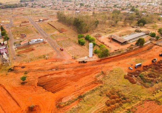 Trevo da Rio Grande do Sul está em obras, motoristas deve estar atentos em Andradina