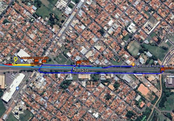  ViaRondon realiza interdição da via marginal em Araçatuba