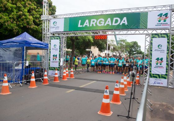  4ª edição da Eldorado Run acontece no dia 10 de novembro na Lagoa Maior