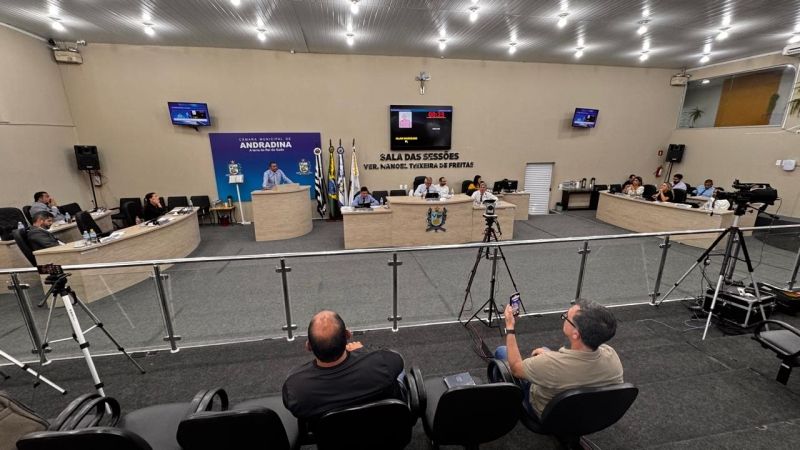 Sessão da Câmara de Andradina - Foto: Divulgação/Câmara