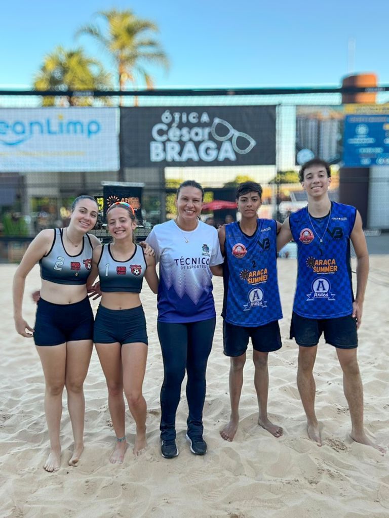 Araçatuba conquista título regional no Vôlei de Praia masculino dos Jogos da Juventude - Araçatuba sedia e vence no vôlei de praia da regional dos Jogos da Juventude Araçatuba conquista título regional no Vôlei de Praia masculino dos Jogos da Juventude - Araçatuba sedia e vence no vôlei de praia da regional dos Jogos da Juventude