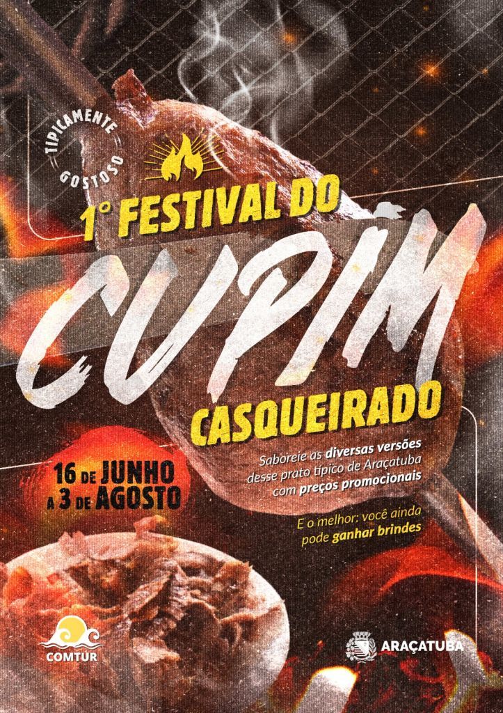 Araçatuba lança 1º Festival Gastronômico de Cupim Casqueirado para promover rota turística inédita - Araçatuba vai realizar, pela primeira vez, um festival dedicado ao tradicional cupim casqueirado Araçatuba lança 1º Festival Gastronômico de Cupim Casqueirado para promover rota turística inédita - Araçatuba vai realizar, pela primeira vez, um festival dedicado ao tradicional cupim casqueirado