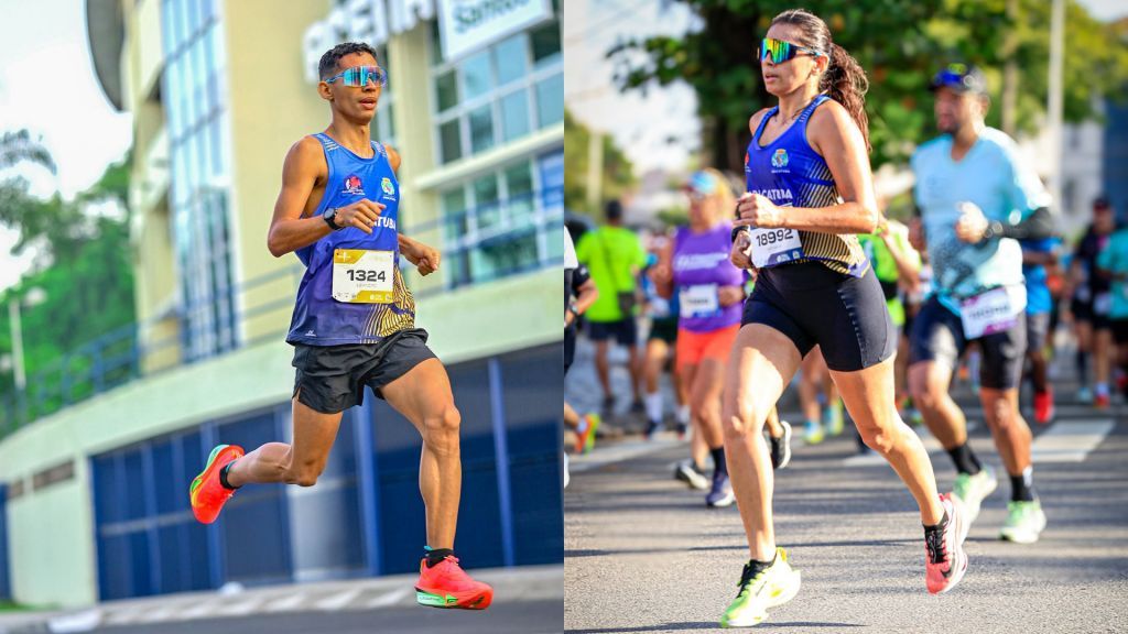 Atletas de Araçatuba conquistam bons resultados na Corrida da Tribuna, em Santos - Atletas de Araçatuba da corrida de rua