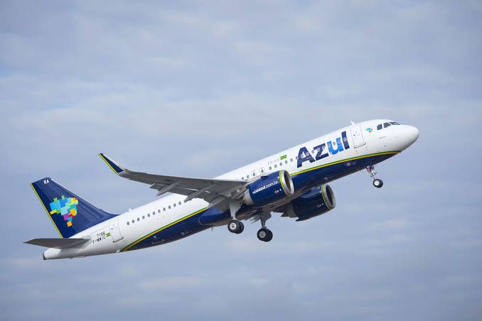 Avião da Azul decolando - Foto: Divulgação/Azul