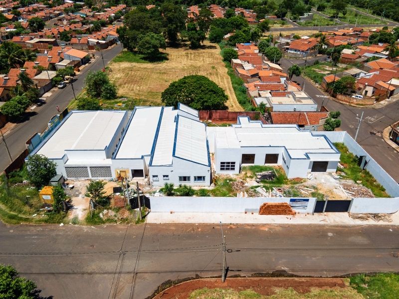 Creche Gerson Paulino está 80% concluída em Andradina - Creche Gerson Paulino no bairro Nova Canaã em Andradina - Foto: Divulgação/Prefeitura