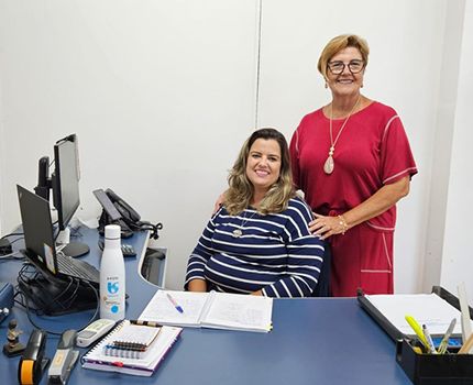 Mãe e filha constroem juntas uma trajetória de décadas na Sabesp - Isabel e Melissa Mãe e filha constroem juntas uma trajetória de décadas na Sabesp - Isabel e Melissa