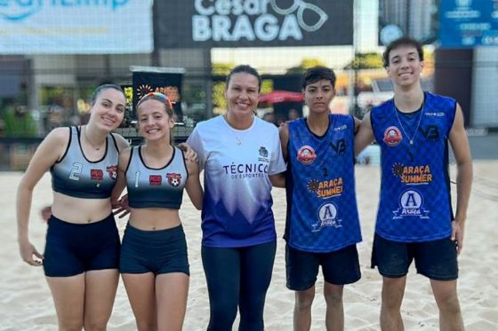 Araçatuba conquista título regional no Vôlei de Praia masculino dos Jogos da Juventude