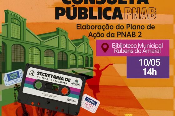 População e artistas discutirão planos de políticas públicas em Araçatuba
