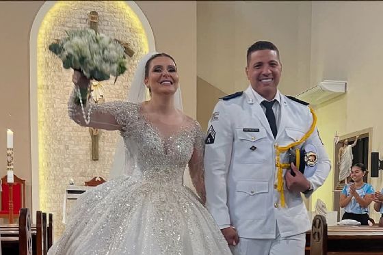 Jéssica e Vinicius oficializam união com festa inesquecível em Andradina