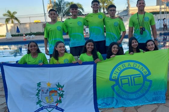 Andradina brilha na natação e classifica sete atletas para final estadual dos Jogos da Juventude 2025