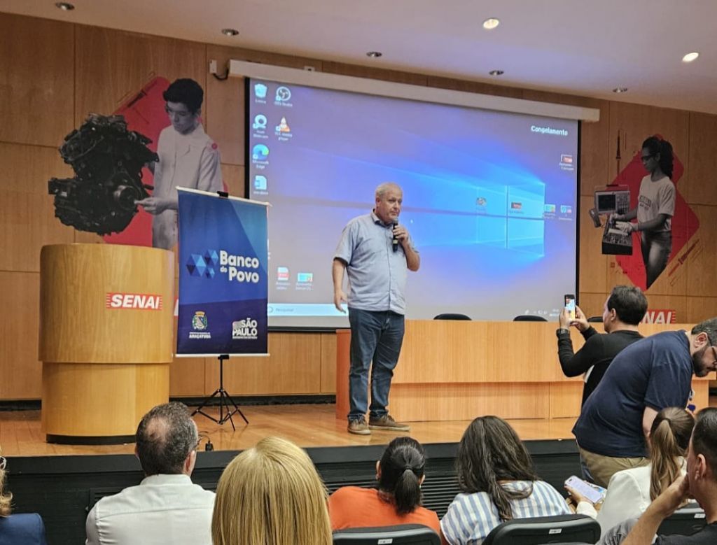 Jornada de Crédito movimenta Senai em Araçatuba - O secretário Alencar Sader destacou a importância da aproximação entre governo e setor produtivo Jornada de Crédito movimenta Senai em Araçatuba - O secretário Alencar Sader destacou a importância da aproximação entre governo e setor produtivo