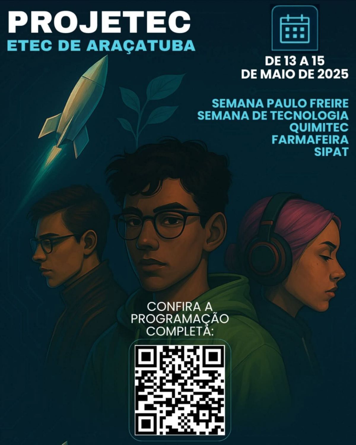 Vem aí a Semana de Tecnologia 2025 da Etec de Araçatuba! - Semana de Tecnologia 2025 da Etec Vem aí a Semana de Tecnologia 2025 da Etec de Araçatuba! - Semana de Tecnologia 2025 da Etec
