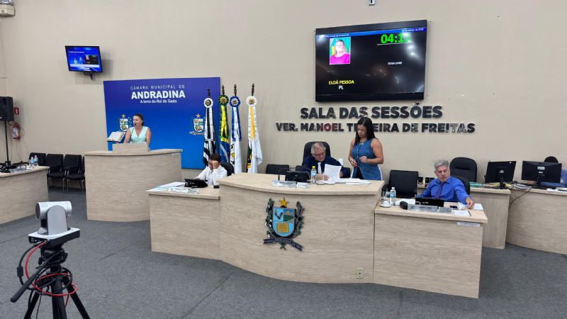 Câmara de Andradina aprova todos os itens da pauta da 5ª Sessão Ordinária - Sessão da Câmara de Andradina - Foto: Divulgação/Câmara