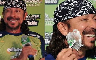 Bell Marques, do Chiclete com Banana, faz a barba pela primeira vez em 30 anos