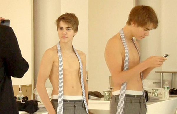 Cantor Justin Bieber manda foto sexy para namorada - Cantor Justin Bieber manda foto sexy para namorada -