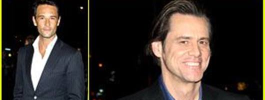 Rodrigo Santoro e Jim Carrey divulgam filme nos EUA