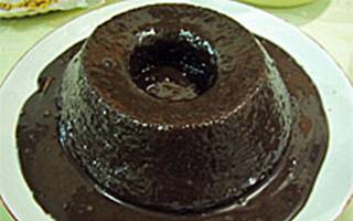 Bolo de chocolate no liquidificador