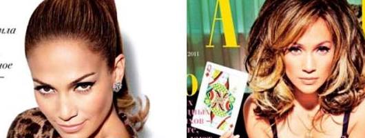 Jennifer Lopez faz ensaio para revista russa