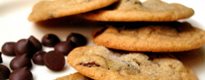 Cookies com gotas de chocolate 