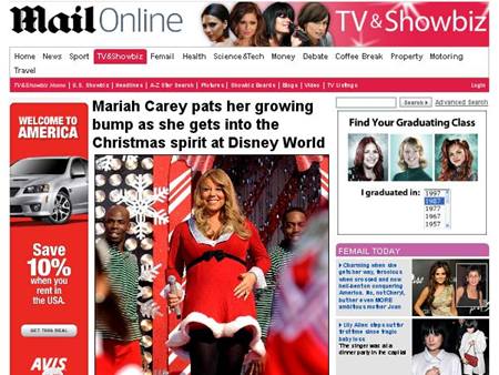 Com barrigão, Mariah Carey vira Mamãe Noel em especial na Disney - 