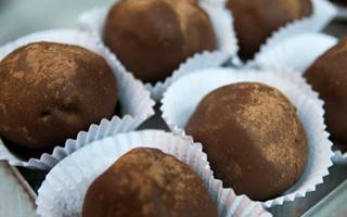 Receita de hoje:Trufas Light