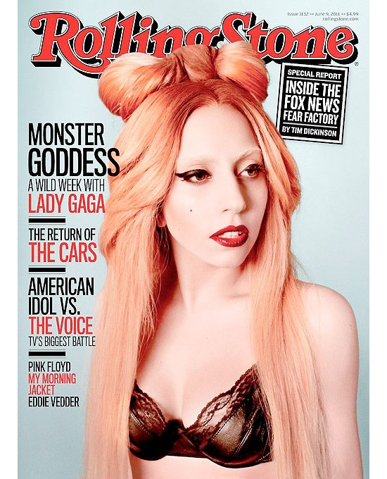 Lady Gaga aparece de cara lavada na capa da "Rolling Stone" - 