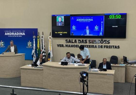 Vereadores de Andradina Aprovam Cinco Projetos em Sessão Ordinária