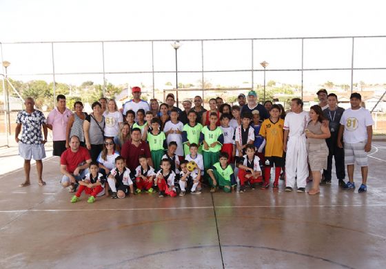 Projeto do Governo de Andradina promove esporte e integração no bairro Benfica