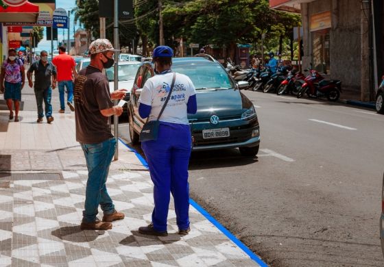 Andradina suspende cobrança na área azul por 30 dias