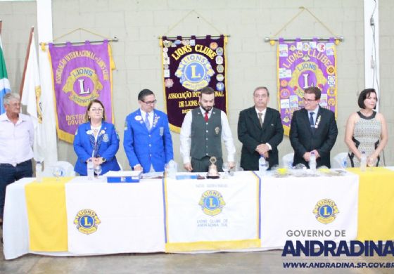 Lions Club Andradina Sul recebeu a visita oficial do Governador LC8