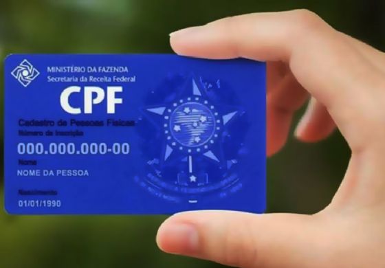 CPF será o único registro de identificação