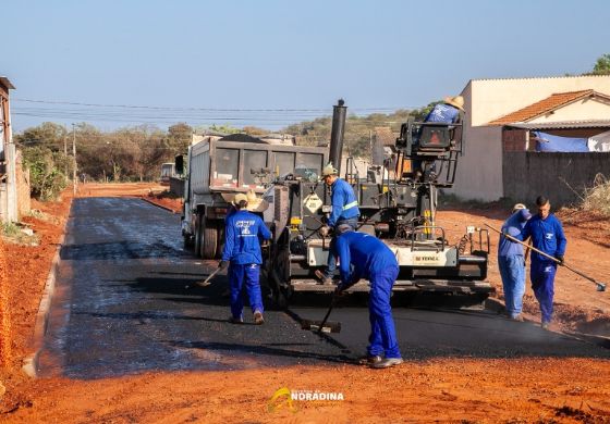 Andradina Avança com Programa Nossa Rua: 100% de Asfalto nos Bairros Mineira e Jardim Europa