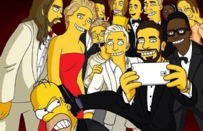 Criador de 'Os Simpsons' faz versão do 'selfie' dos famosos no Oscar  