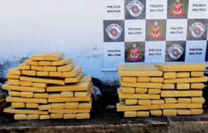 PM apreende mais de 500 kg de maconha em Ilha Solteira