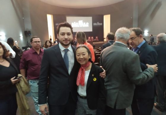 Tamiko participa de seminário sobre emprego e empreendedorismo no Palácio dos Bandeirantes