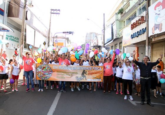 Agita Andradina convidou população para a prática de atividades físicas