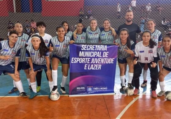 Três Lagoas foi campeã da etapa Quirinópolis de futsal feminino