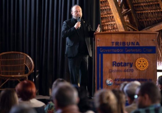 Mario Celso recebe maior honraria do Rotary