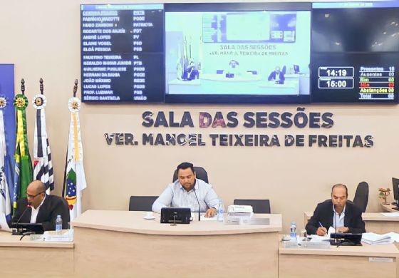 Câmara de Andradina retoma os trabalhos em Sessão Ordinária