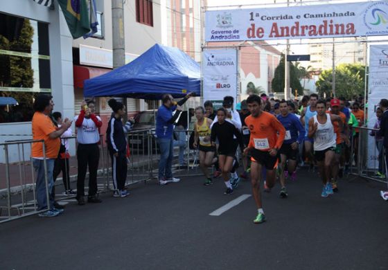 1ª Corrida de Rua e Caminhada do Governo de Andradina atraiu centenas de atletas