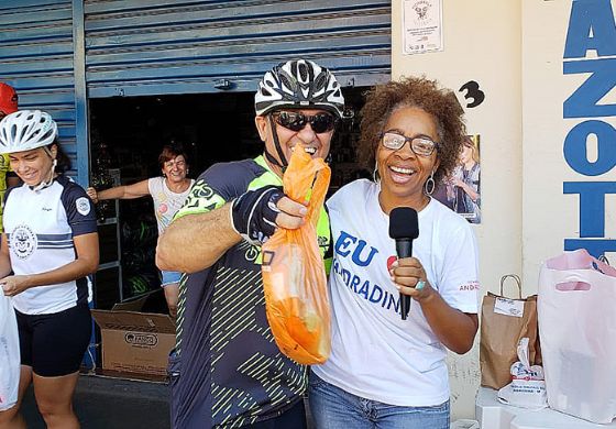 Passeio Ciclístico Solidário em prol do asilo aconteceu no último domingo