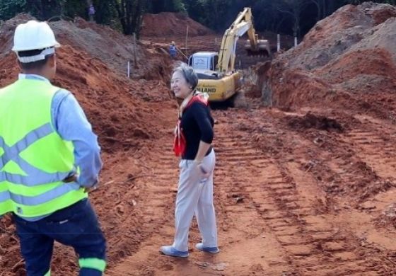 Tamiko acompanha passo a passo de obras do PAC2