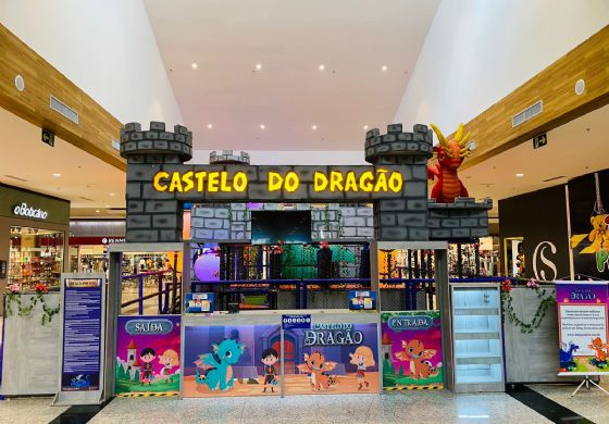 Castelo do Dragão é a nova atração infantil do Shopping Três Lagoas