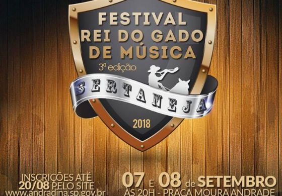 Inscrições para o Festival Rei do Gado estão nos últimos dias