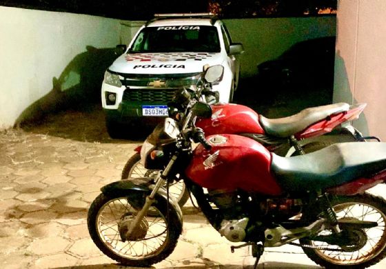 Policiais Militares de Andradina recuperam motocicleta roubada após perseguição
